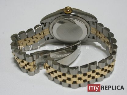 Rolex Datejust Quadrante Rosso Replica Acciaio e Oro  16233 - immagine 7