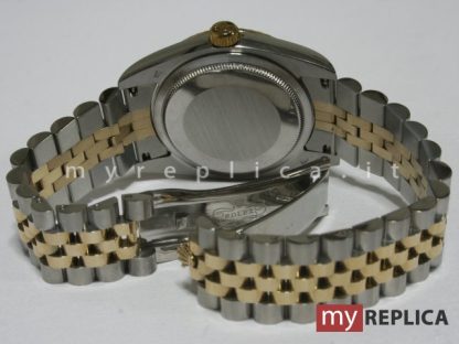 Rolex Datejust Quadrante Verde Replica Acciaio e Oro 10462 - immagine 8