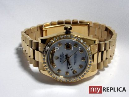 Rolex Day Date Oro Quadrante Bianco Replica 18038