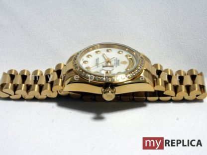 Rolex Day Date Oro Quadrante Bianco Replica 18038 - immagine 2