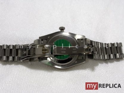 Rolex Day Date Quadrante Argento con Diamanti Replica - immagine 7