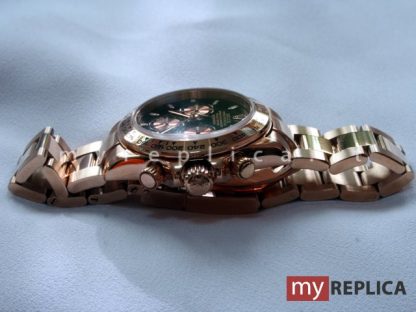 Rolex Daytona Everose Replica Quadrante Nero Eta Svizzero - immagine 3