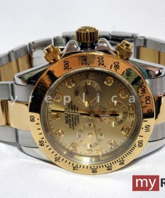 Rolex Daytona Replica Acciaio e Oro con Diamanti