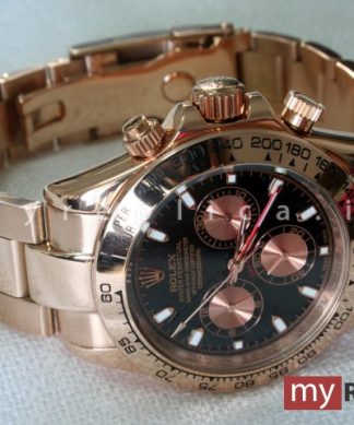 Rolex Daytona Everose Replica Quadrante Nero