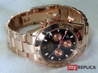 Rolex Daytona Everose Replica Quadrante Nero