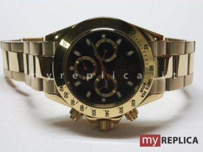 Rolex Daytona Replica Oro Giallo Quadrante Nero