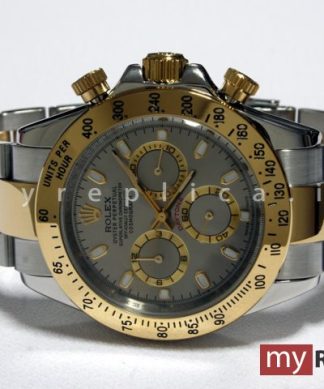 Rolex Daytona Replica Quadrante Acciaio Acciaio e Oro Giallo