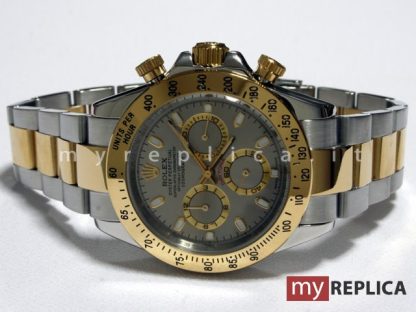 Rolex Daytona Replica Quadrante Acciaio Acciaio e Oro Giallo