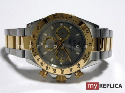 Rolex Daytona Quadrante Grigio Replica Acciaio e Oro Giallo 116503 - immagine 2