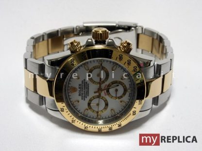 Rolex Daytona Replica Quadrante Bianco Acciaio e Oro