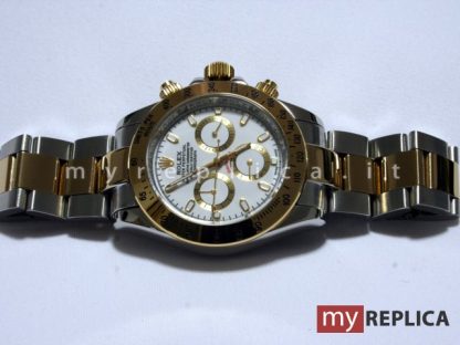 Rolex Daytona Quadrante Bianco Replica Acciaio e Oro 116503 - immagine 2