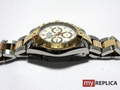 Rolex Daytona Quadrante Bianco Replica Acciaio e Oro 116503 - immagine 4