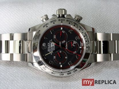 Rolex Daytona Quadrante Nero Indici Rossi Eta Svizzero - immagine 2