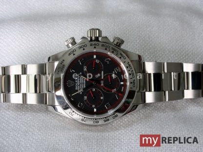 Rolex Daytona Quadrante Nero Indici Rossi Eta Svizzero - immagine 3