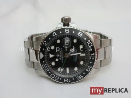 Rolex Gmt Master II Ghiera Nera Replica con Lancetta Gmt Verde 116710LN