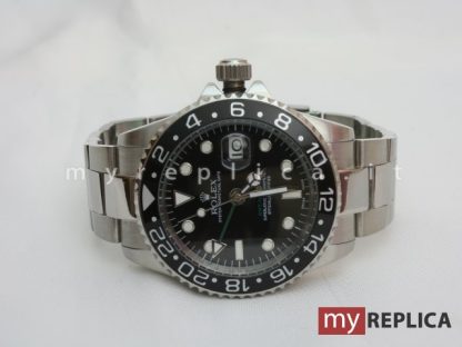 Rolex Gmt Master II Ghiera Nera Replica con Lancetta Gmt Verde 116710LN - immagine 2