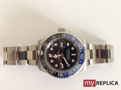 Rolex Gmt Master II Batman Replica Ghiera Nera e Blu con Cinturino Oyster 126710 - immagine 6