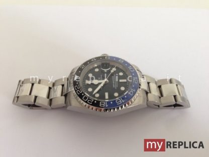 Rolex Gmt Master II Batman Replica Ghiera Nera e Blu con Cinturino Oyster 126710 - immagine 5