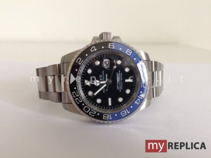 Rolex Gmt Master II Batman Replica Ghiera Nera e Blu con Cinturino Oyster 126710 - immagine 3