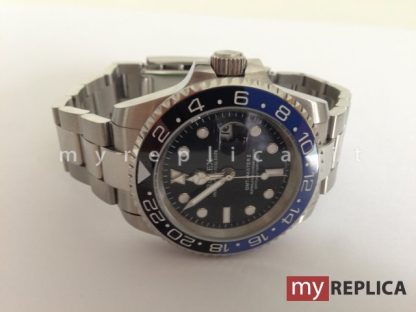 Rolex Gmt Master II Batman Replica Ghiera Nera e Blu con Cinturino Oyster 126710 - immagine 2