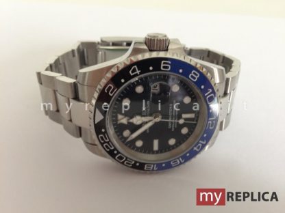 Rolex Gmt Master II Batman Replica Ghiera Nera e Blu con Cinturino Oyster 126710