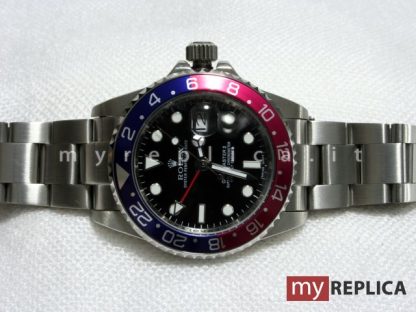 Rolex Gmt Master II Pepsi Replica Ghiera Blu e Rossa 16710 con Cinturino Oyster - immagine 2