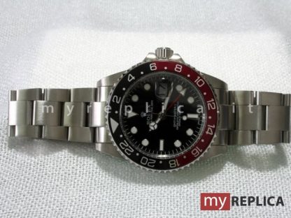 Rolex Gmt Master II Coca Cola Ghiera Nera e Rossa Replica 16710 - immagine 2