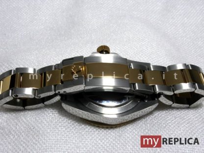 Rolex Gmt Master II Ghiera Nera Replica Acciaio e Oro 116713 - immagine 6