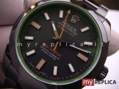 Rolex Milgauss Pro Hunter Pvd Nero 2836-2 Swiss Eta - immagine 23