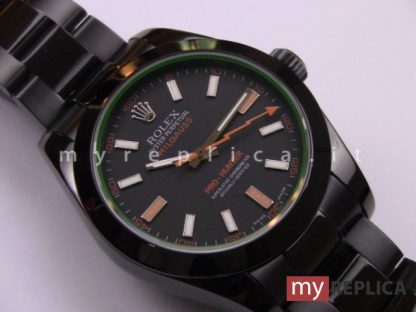 Rolex Milgauss Pro Hunter Pvd Nero 2836-2 Swiss Eta - immagine 6