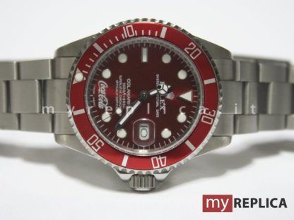 Rolex Submariner Date Coca Cola Replica Quadrante Rosso 116610 - immagine 2