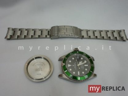 Rolex Submariner Date Replica Ghiera Verde in Ceramica Eta Svizzero - immagine 14