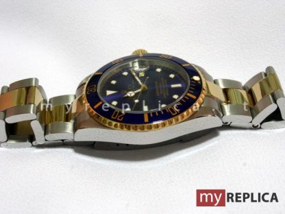 Rolex Submariner Date Quadrante Blu Acciaio e Oro Replica 16613BL - immagine 2