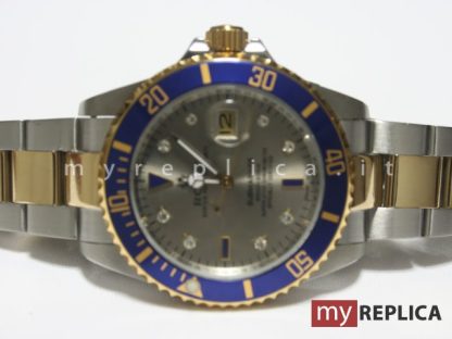 Rolex Submariner Date Quadrante Grigio Ghiera Blu Replica 16613 - immagine 4