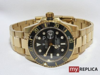 Rolex Imitazione Submariner Date Quadrante Nero Oro Swiss Eta