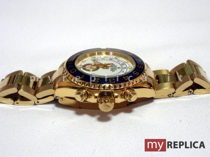 Rolex Yacht Master II Oro Replica Quadrante Bianco 116688 - immagine 3