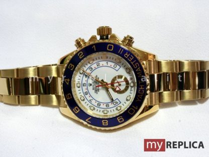 Rolex Yacht Master II Oro Replica Quadrante Bianco 116688 - immagine 8