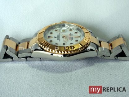 Rolex Yacht Master II Quadrante Bianco Replica Acciaio e Oro 68623 - immagine 3