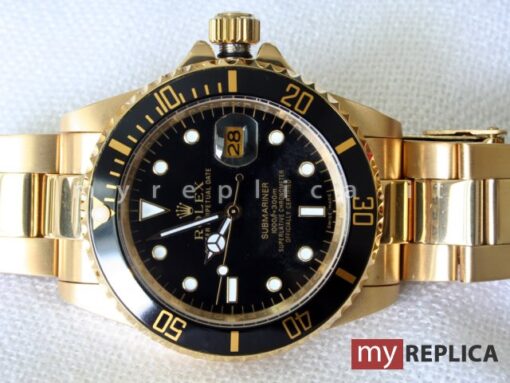 Submariner Date Oro Quadrante Nero 116618 - immagine 2