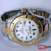 Yacht Master II Quadrante Bianco Acciaio e Oro 68623