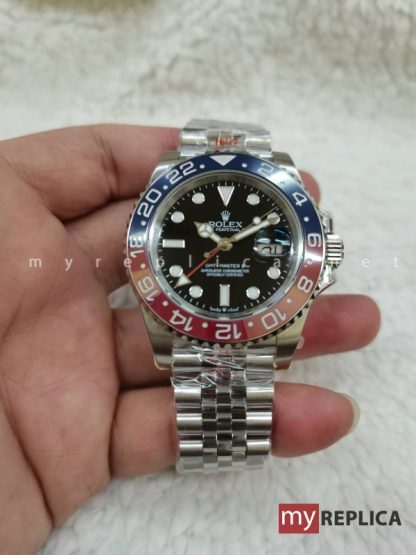 Rolex Gmt Master II Pepsi Ghiera Blu e Rossa Super Clone - immagine 6