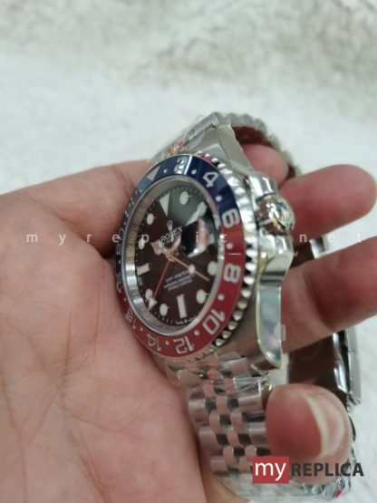 Rolex Gmt Master II Pepsi Ghiera Blu e Rossa Super Clone - immagine 7