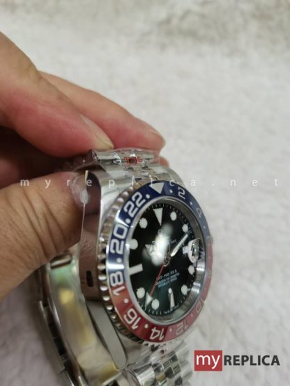 Rolex Gmt Master II Pepsi Ghiera Blu e Rossa Super Clone - immagine 8