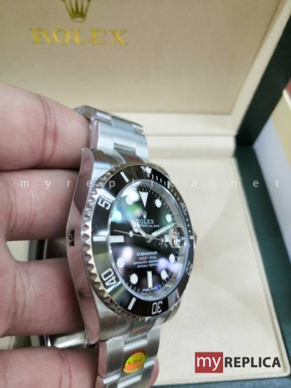 Rolex Submariner Date Ghiera Nera Super Clone - immagine 11