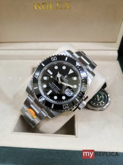 Rolex Submariner Date Ghiera Nera Super Clone - immagine 4