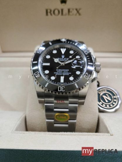 Rolex Submariner Date Ghiera Nera Super Clone - immagine 6