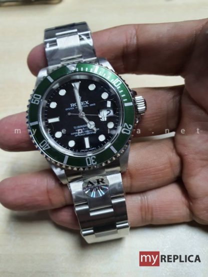 Rolex Submariner Date Ghiera Verde Super Clone - immagine 2