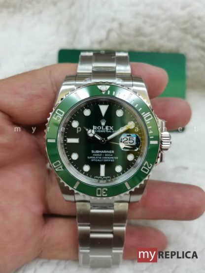 Rolex Submariner Date Hulk Quadrante Verde Super Clone - immagine 3