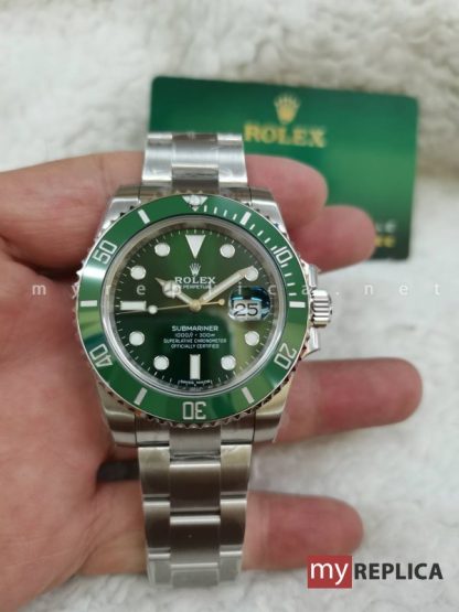 Rolex Submariner Date Hulk Quadrante Verde Super Clone - immagine 9