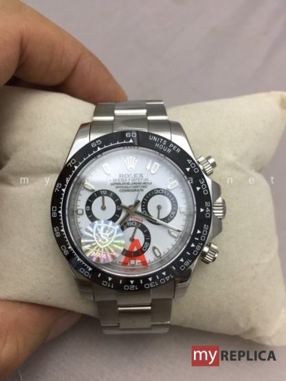 Rolex Daytona Basilea Replica Quadrante Bianco Ghiera in Ceramica 116500